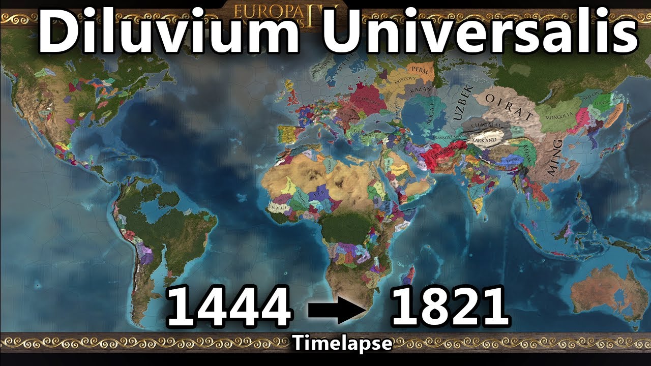 Diluvium Universalis Europa Universalis 4 Timelapse