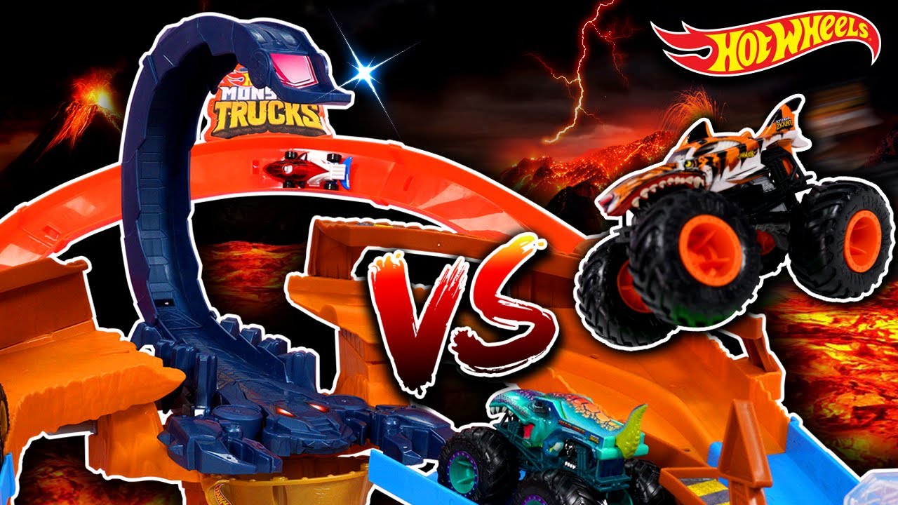 스콜피온🦂 VS 핫휠 몬스터트럭_핫휠 트랙 장난감 놀이 [베리]