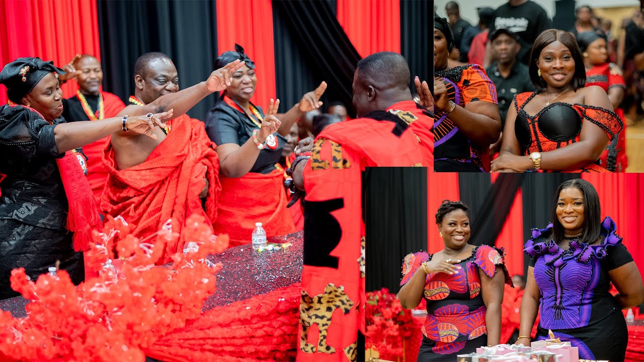 GHANAIAN FUNERAL CEREMONY IN AMERICA(MR CHARLES(CEEPEE) MOTHER )