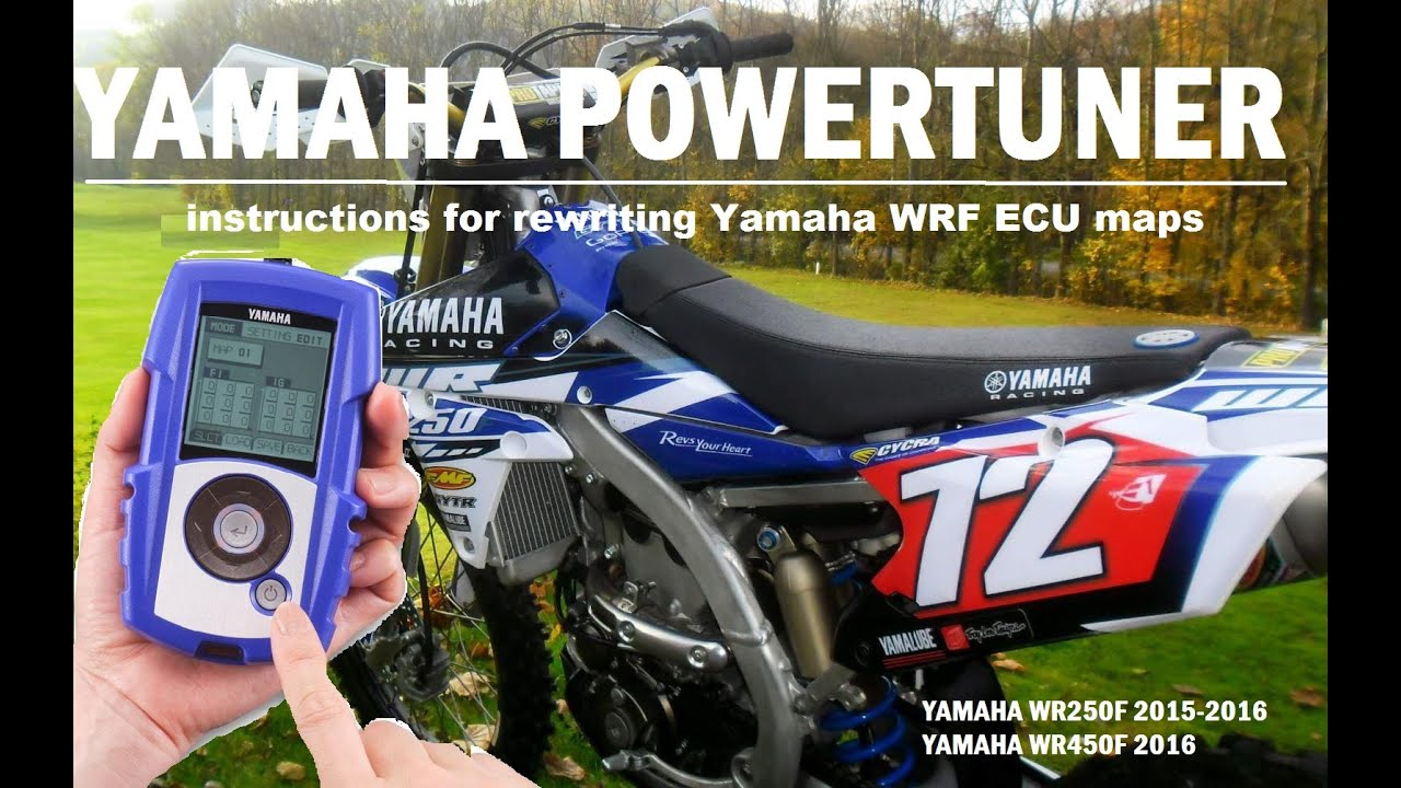 2018 YAMAHA WR250/450F - GYTR Power Tuner instructions for use