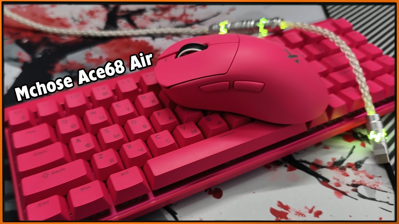 Уважаемая скелетон-магнитка с необычными свитчами - Mchose Ace68 Air #Mchose #Клавиатура