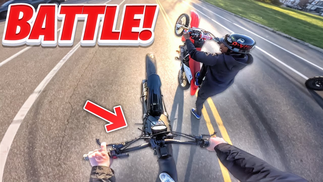 SURRON X VS CRF150R BATTLE! *ELECTRIC DIRTBIKE VS DIRTBIKE*