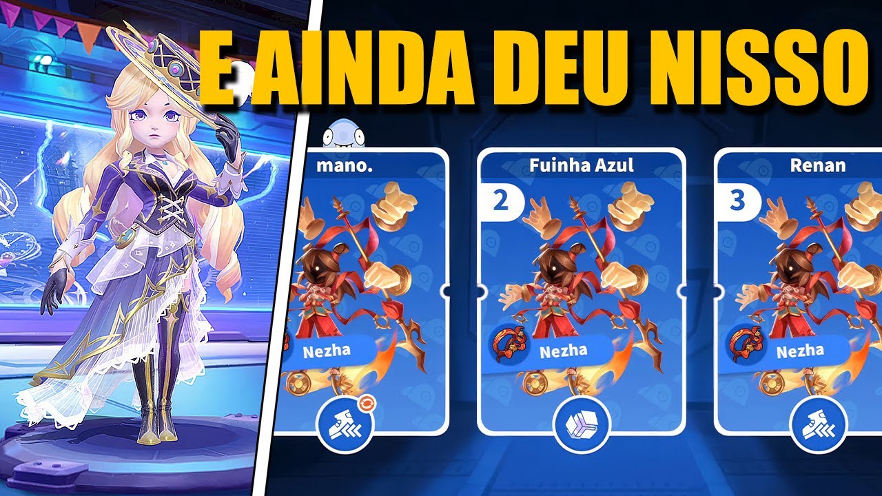 JOGAMOS de 3 NEZHA no COLISEU do SUPER SUS!