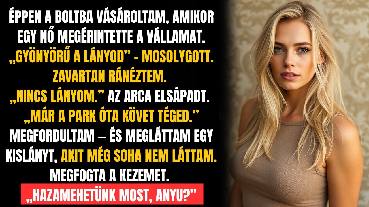 EGY KISLÁNY ANYÁNAK SZÓLÍTOTT. MONDTAM, HOGY NINCS LÁNYOM. AZTÁN ELŐKERÜLT AZ IGAZSÁG.