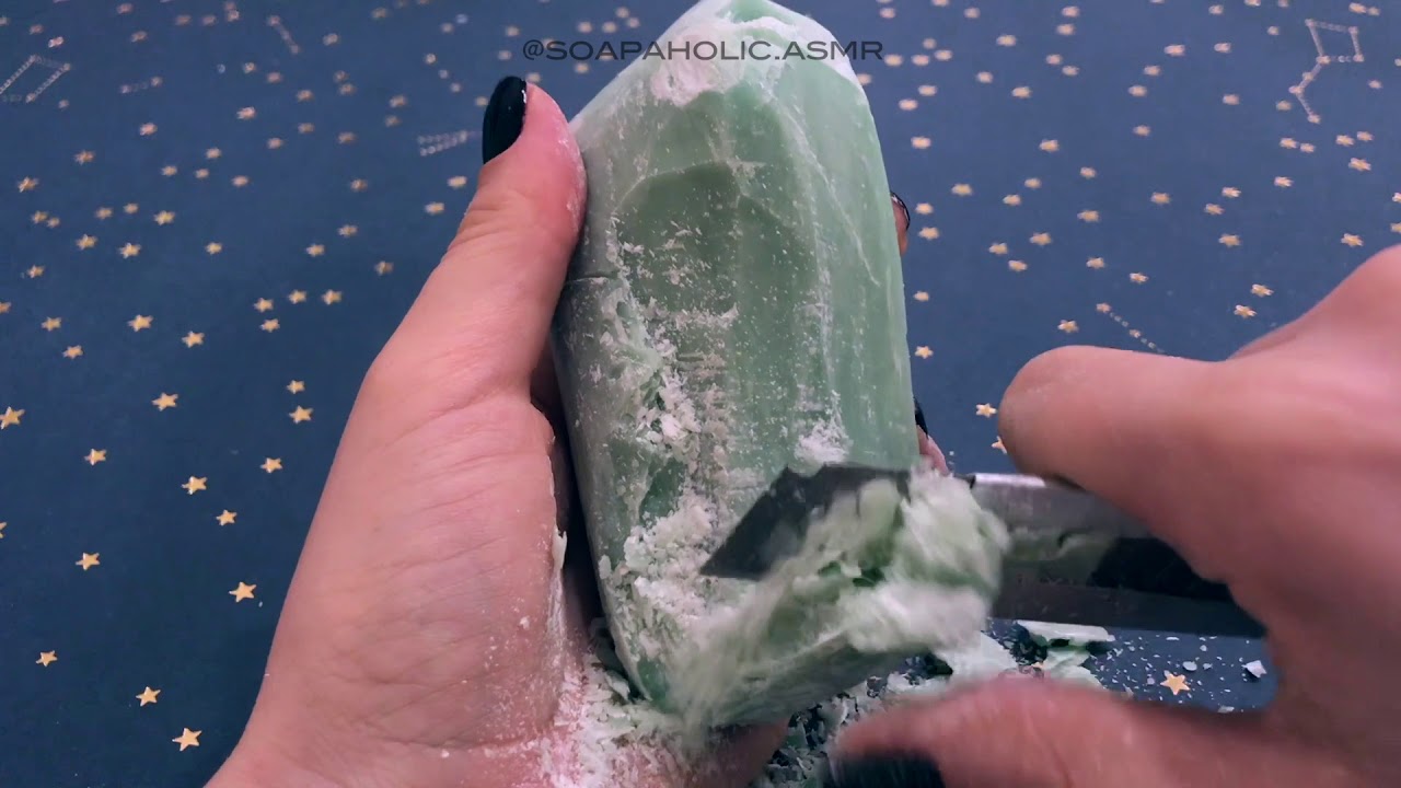 ASMR /АСМР Hard Soap Carving / Relaxing sounds / satisfying / Резка Сухого Мыла