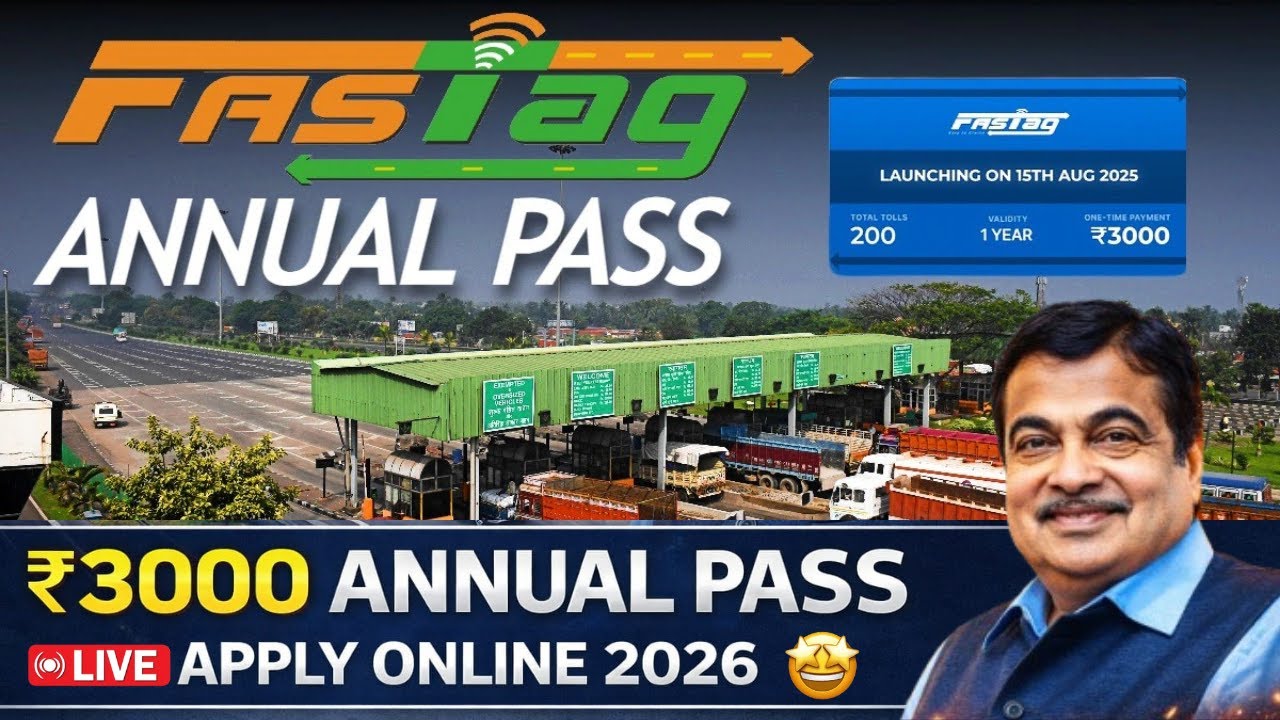 3000 Toll Pass How To Apply | Toll Tax Annual Pass Kaise Banaye | Full Apply Process 2026