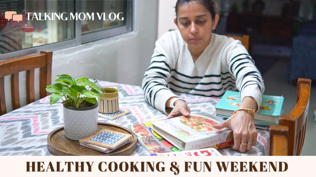 Weekend Vlog | No Cream Soup | Healthy & Easy Vegetarian Meal Ideas | Book Fair Visit & Book Haul