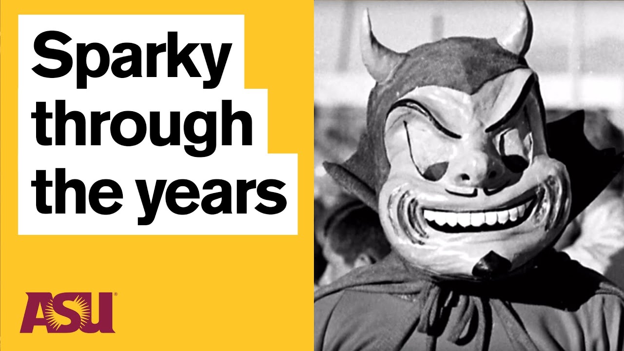 Evolution of Sparky the mascot: Arizona State University (ASU)