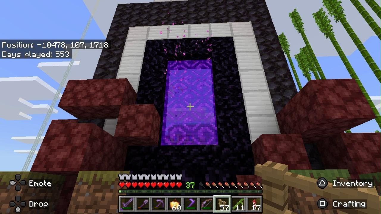 Minecraft building a trak