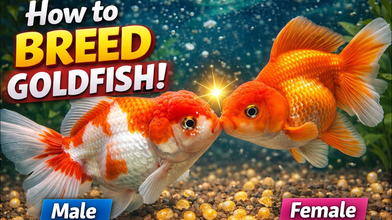 How to breed goldfish at home.