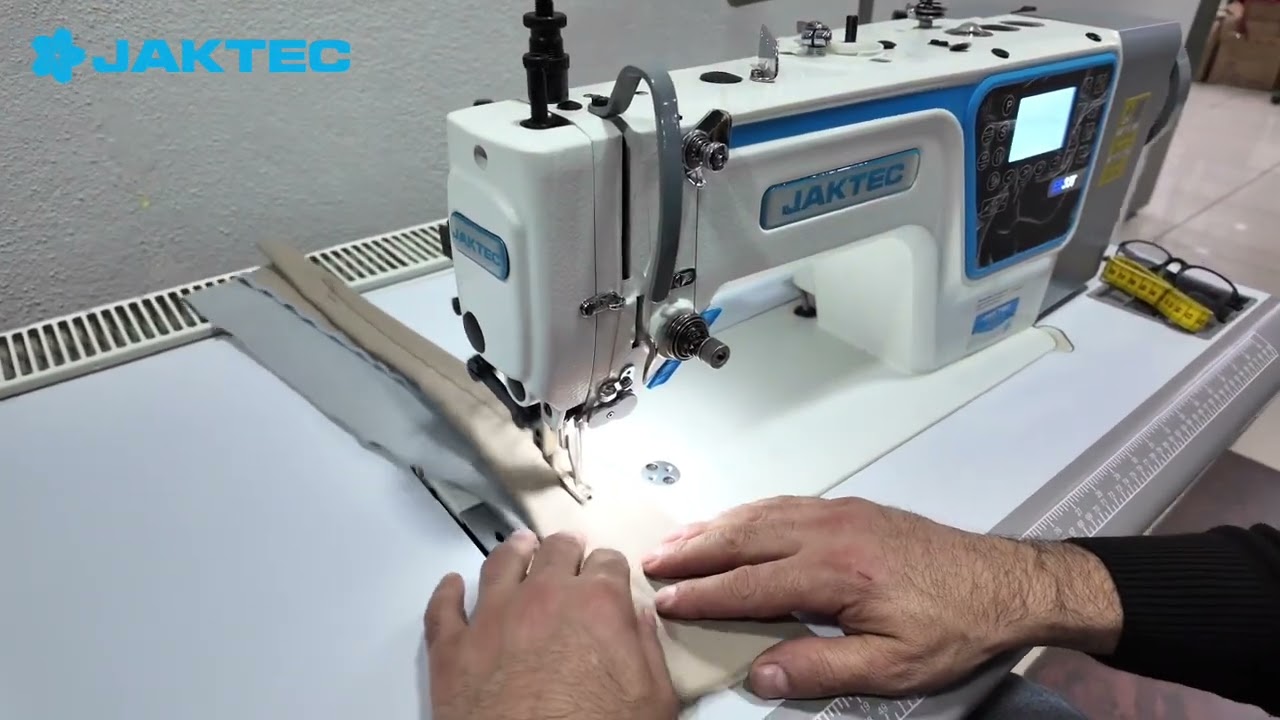 Jaktec ES33T Çift Pabuç Step Motorlu Dikiş Makinesi