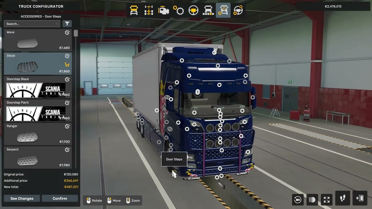 truck building in ets2.