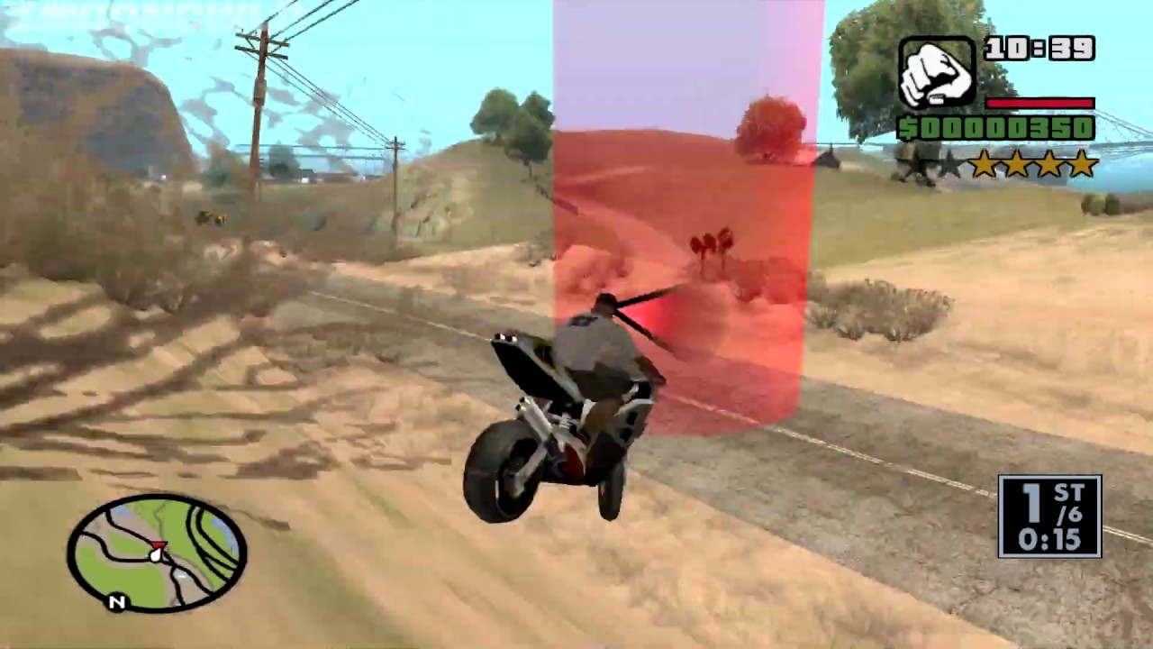 Chain Game 48 mod - GTA San Andreas - How to do Dam Rider at the very beginning of the game