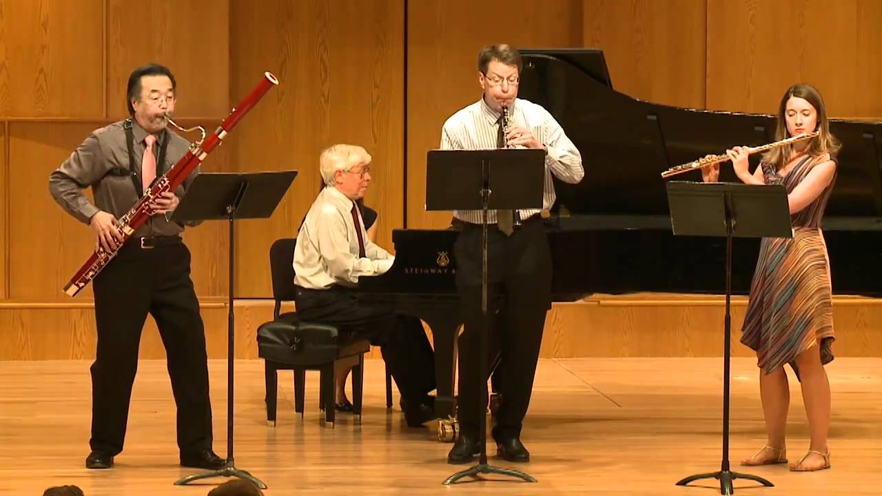 Bill Douglas - Quartet for Flute, Oboe Bassoon and Piano, II. Full Moon
