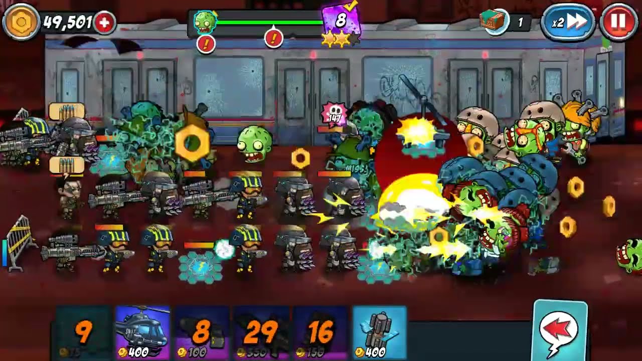 ¿Es posible superar este nivel de Subway en pesadilla? swat vs zombies temporada 2