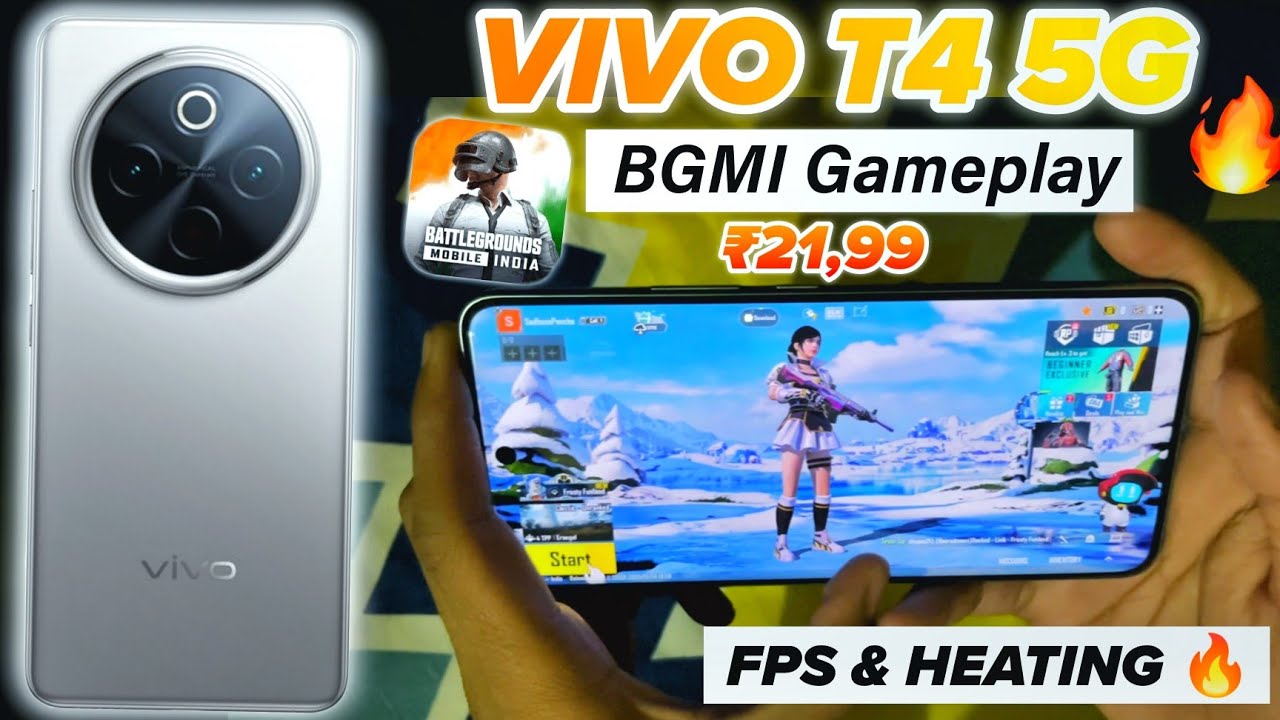 VIVO T4 5G BGMI Ultra + Extreme Test? | Full Gaming Review