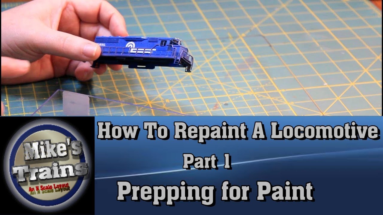 How to Repaint a locomotive: Part 1