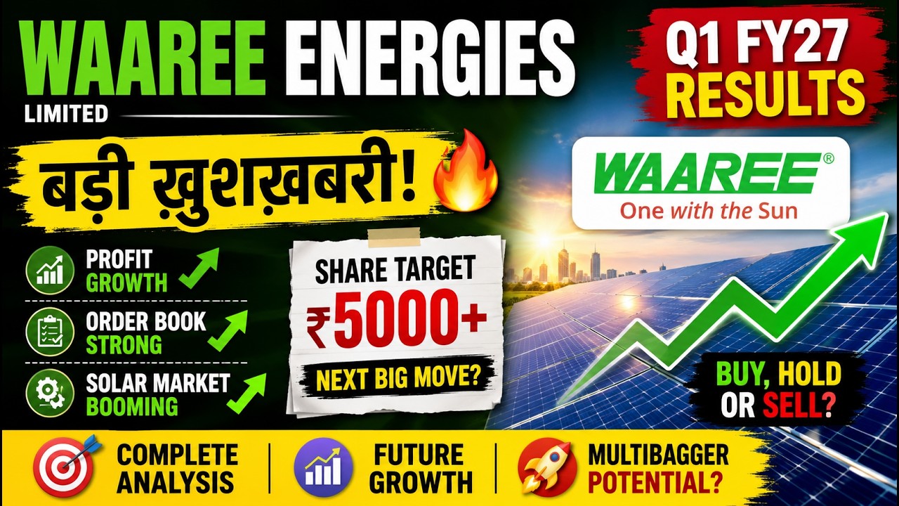 Waaree Energies Q1 FY27 Results 🔥 Latest News | Share Target 2026 | Buy, Hold or Sell? | Analysis