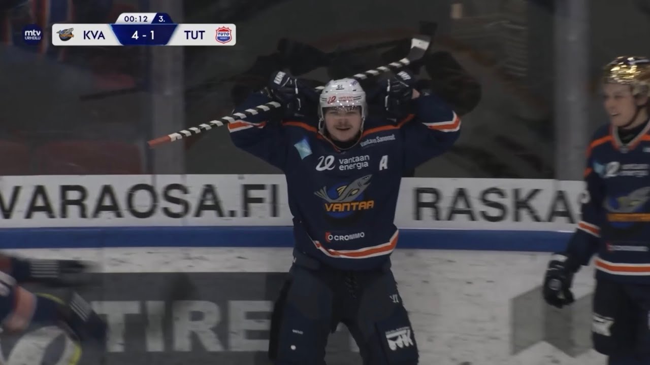 Kiekko-Vantaa-TuTo 4-1 5. Puolivälierä 9.3.2026
