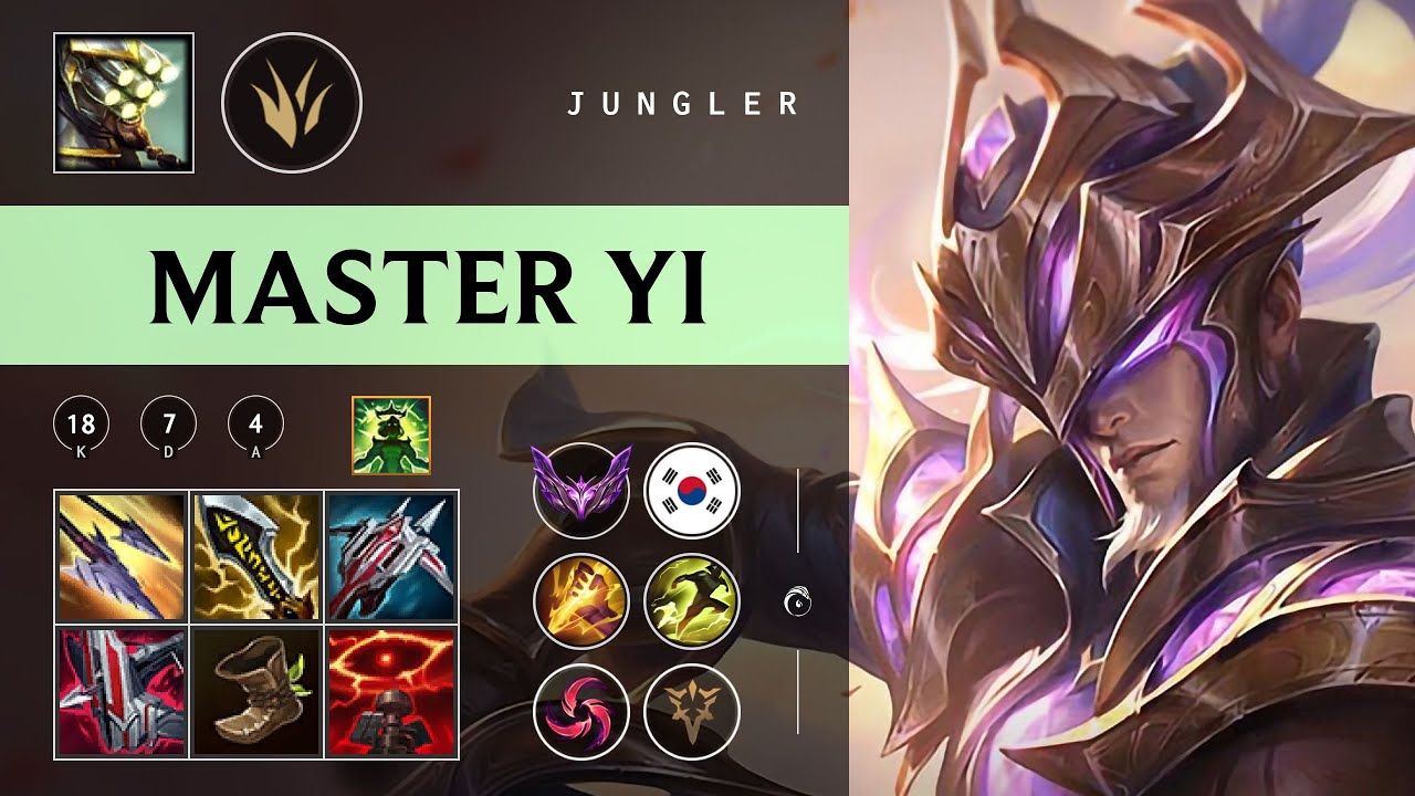 Master Yi Jungle vs Sylas - KR Master Patch 26.01