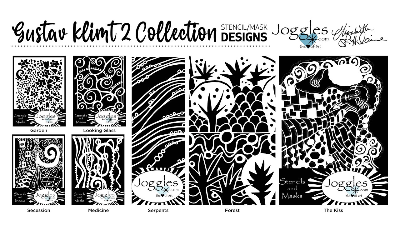 Introducing Elizabeth St Hilaire's Klimt 2 Collection by Joggles.com
