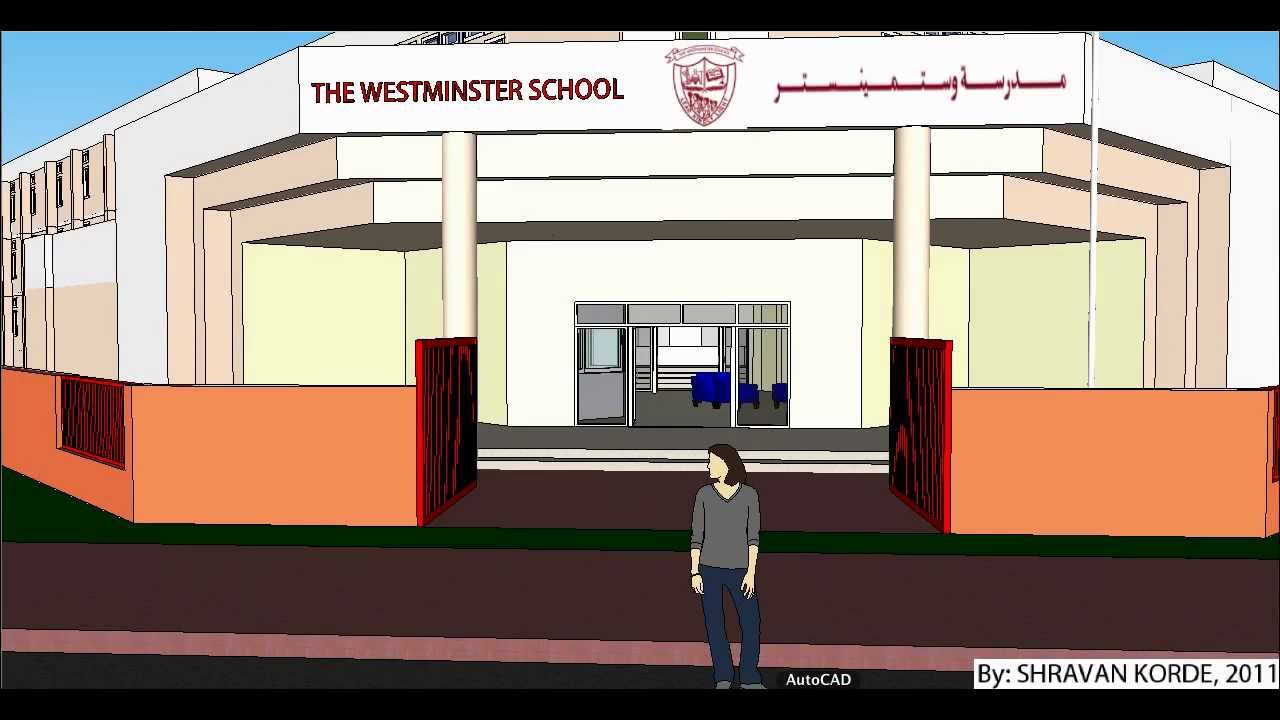 The Westminster School, Dubai in 3D.