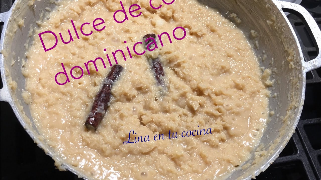 Dulce de coco dominicano