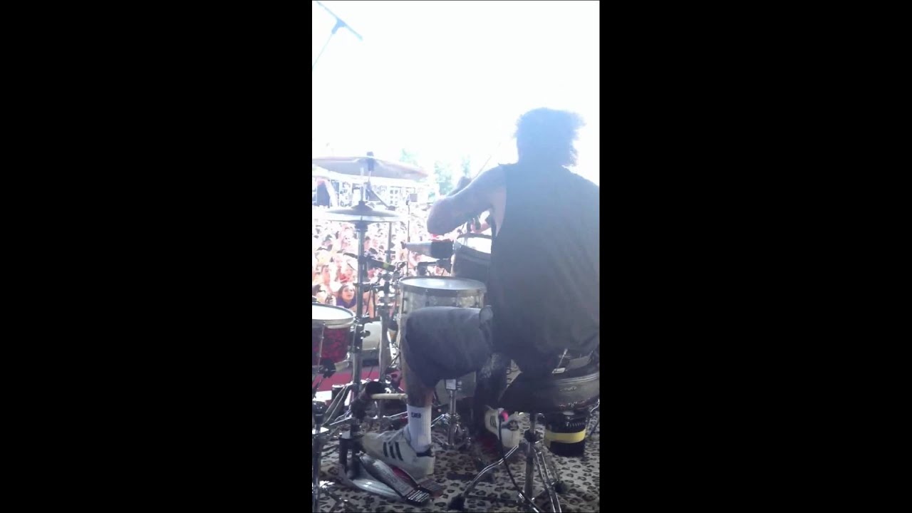 Branden Steineckert reunion with The Used. SLC Warped Tour