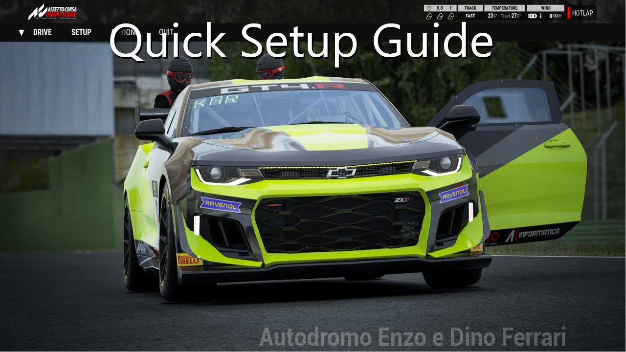 Quick Setup Walk Through | Camaro GT4 @ Imola