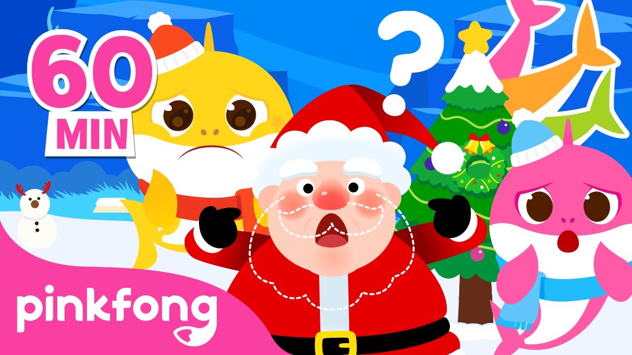 🎁 Esconde-Esconde do NATAL 🎁 | +Completo | Natal de Baby Shark | Pinkfong Canções para crianças
