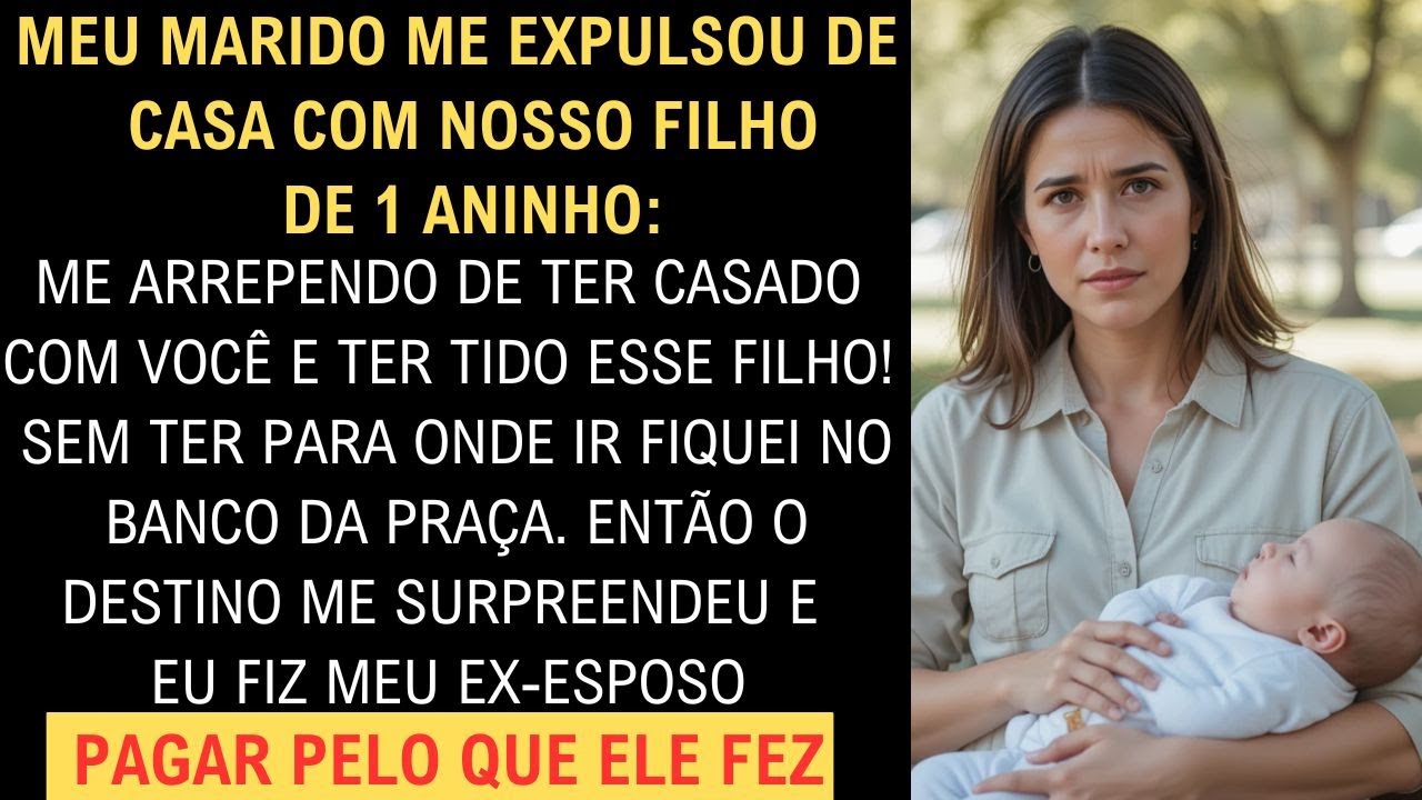 MEU MARIDO ME EXPULSOU COM NOSSO FILHO DE 1 ANO… MAS O DESTINO DEU A VOLTA E ELE  PAGOU CARO...