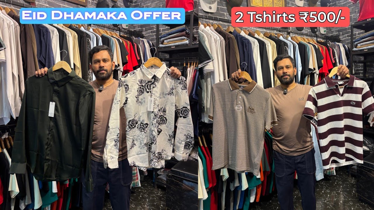 JV Style | 2 Tshirts Just ₹500/- 🔥 / Eid 🌙 Collection | Clearance Sale 🤩