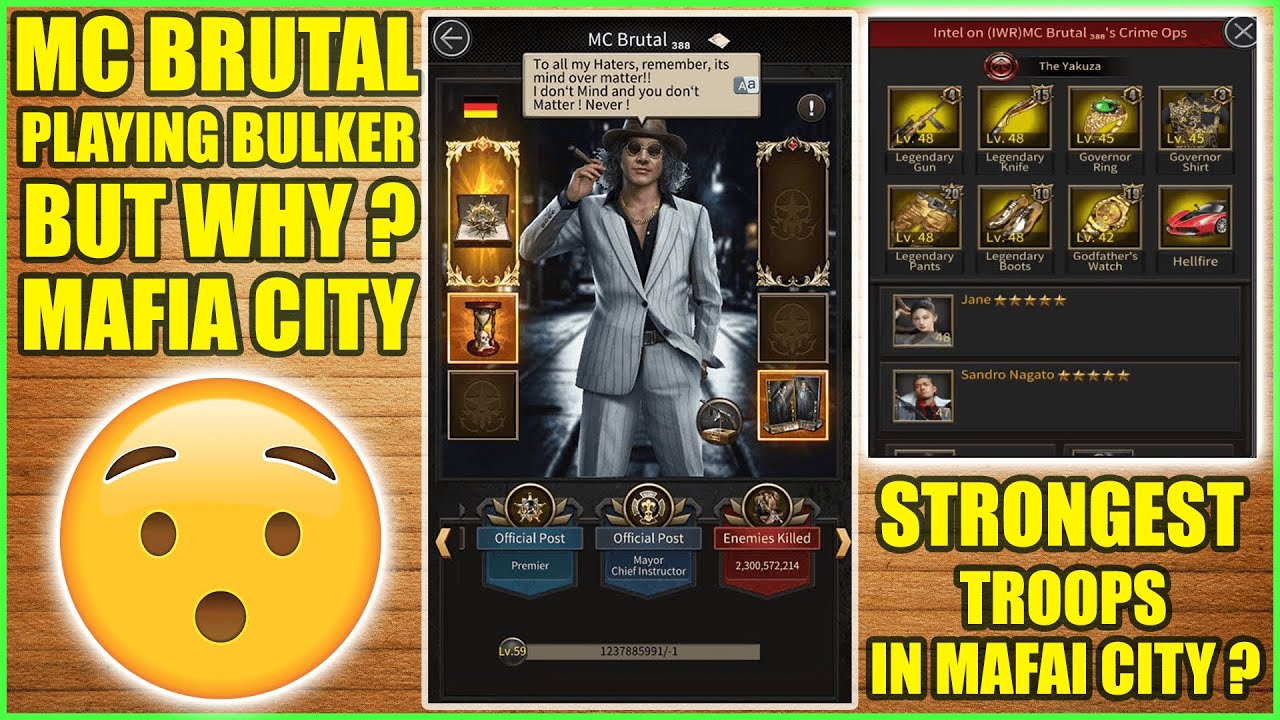 I Asked Mc Brutal Why He's Playing Bulker Mafia City [ Power Of Bulkers ]😲