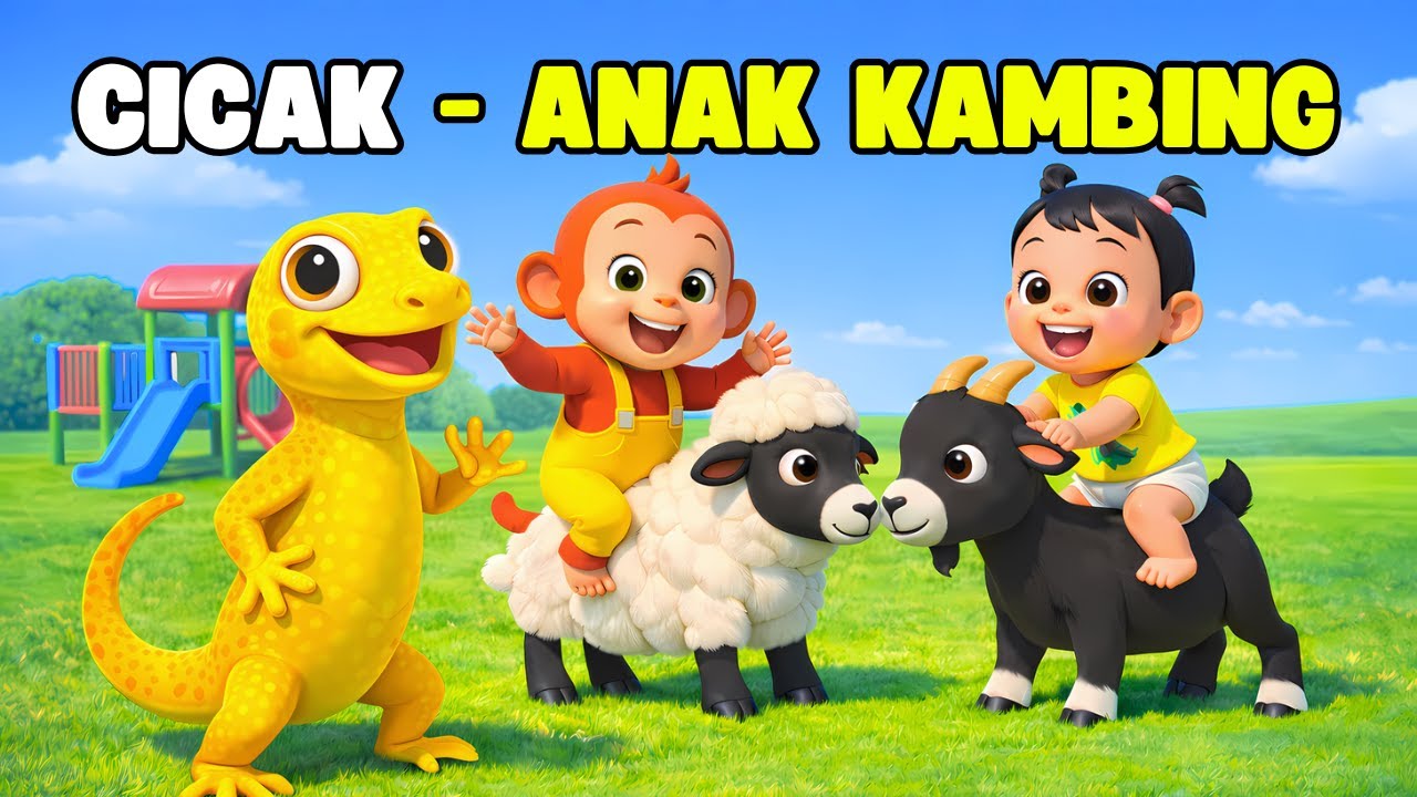 Cicak Cicak di Dinding - 🐐 Anak Kambing Saya dan Lagu Anak Lainnya - Balita TK PAUD