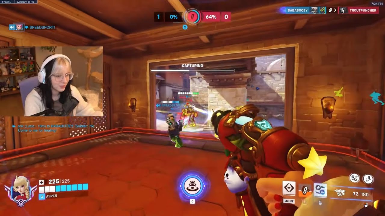 Безумная Джуно! Эспен Джуно, Overwatch 2, 20 сезон, геймплей, топ-500