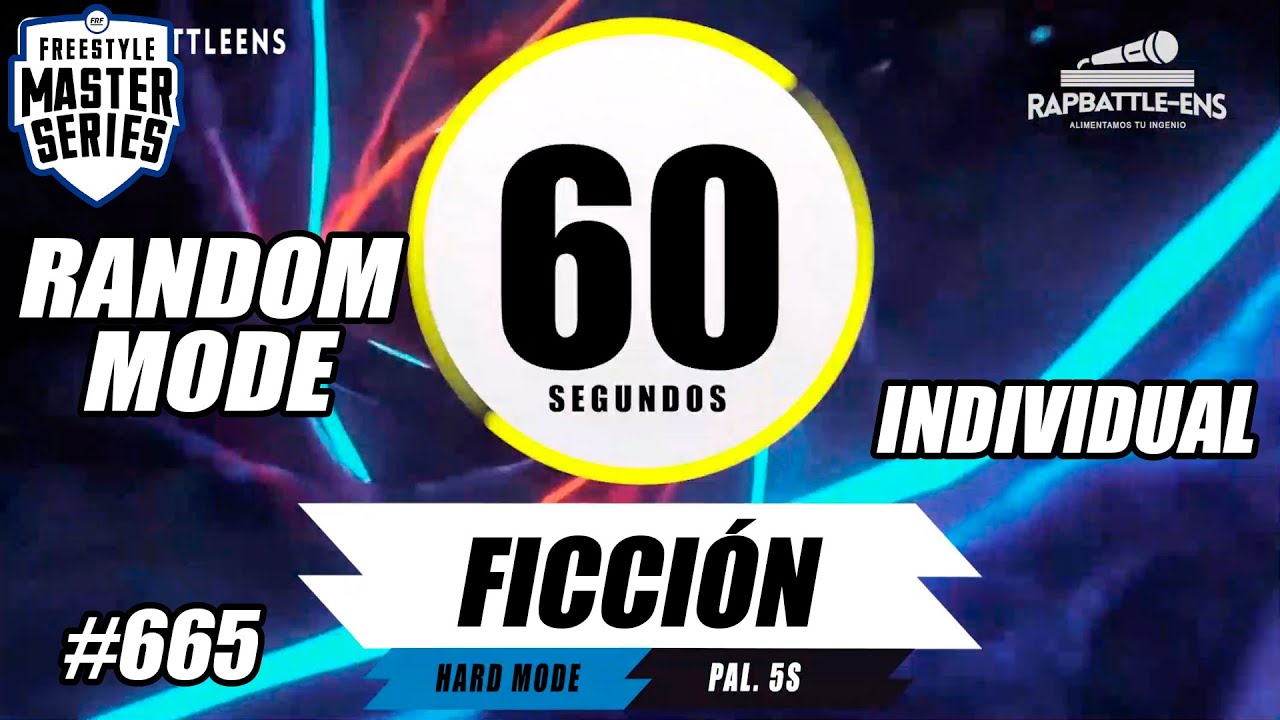 🎤 FORMATO FMS INDIVIDUAL 🔥 Base de Rap Para Improvisar | EJERCICIO DE FREESTYLE | RAPBATTLE-ENS #665