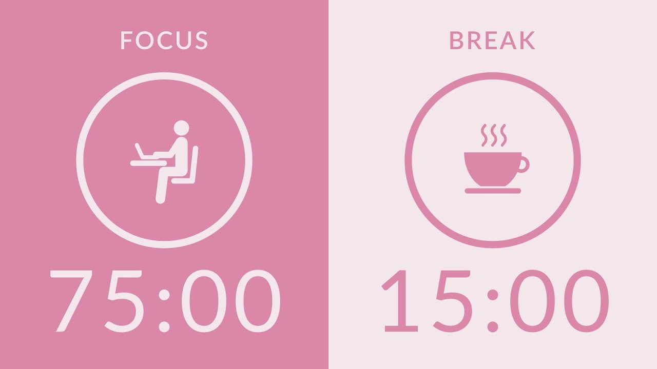 75/15 Pomodoro Timer | No Music 🔔 Bell Only | 6-Hour Study With Me for Deep Focus 🍅