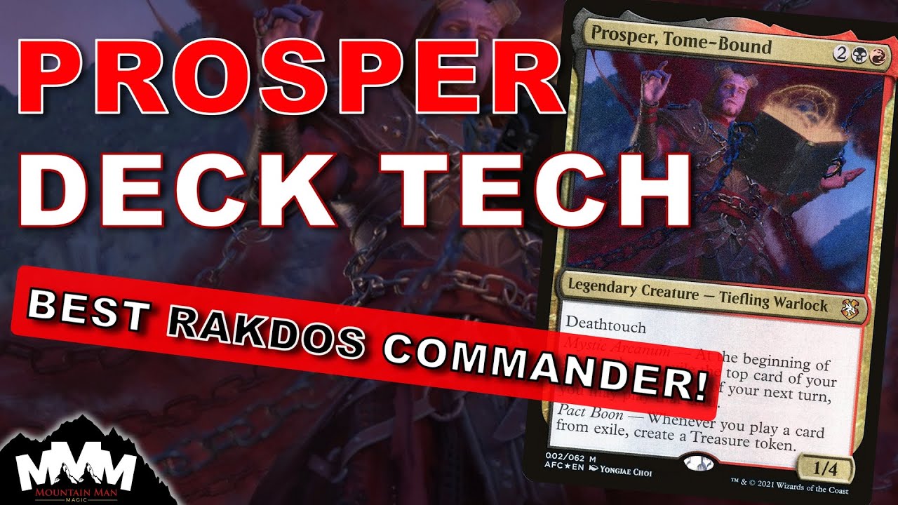 Prosper, Tome-Bound Commander Deck Tech  |  Best Rakdos Commander Taking You to Treasure Value Town!