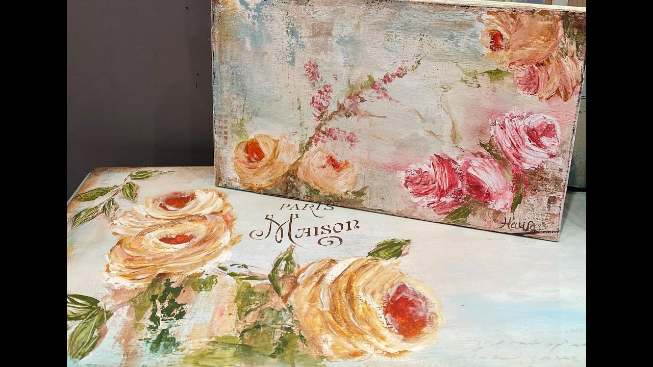 Flores con texturas