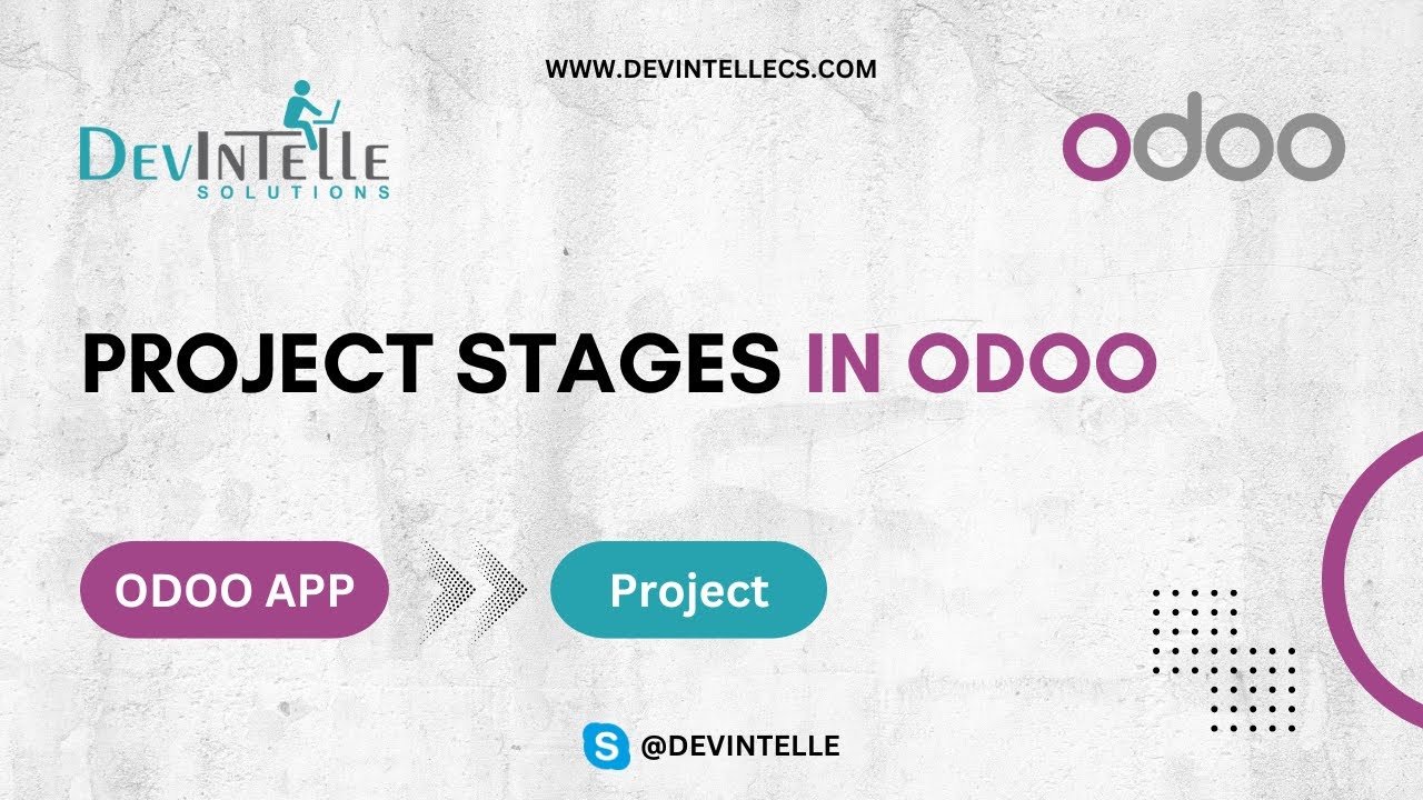 Project Stages In Odoo |  Project Stage Management