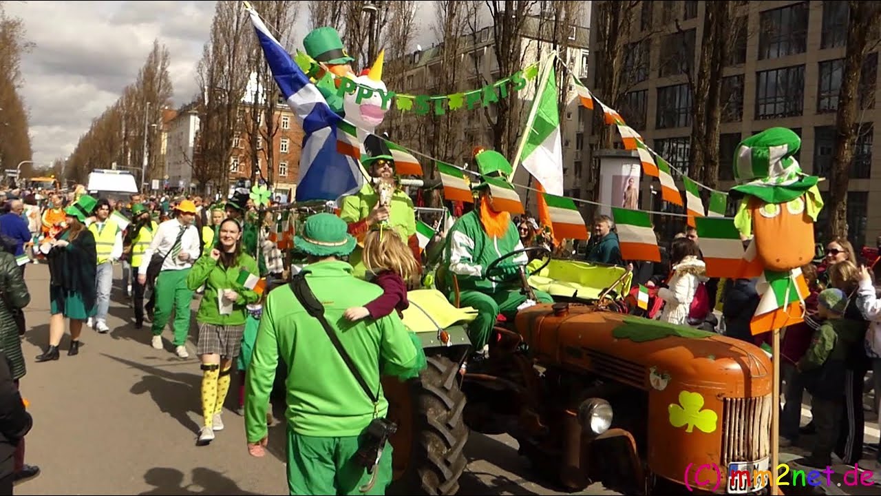 St. Patrick's Day München 2024 - Die gesamte Parade [So. 17.03.2024]