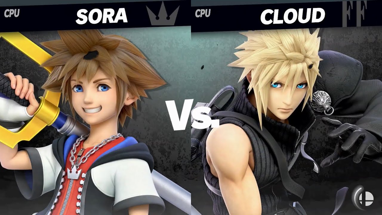 Super Smash Bros. Ultimate - Sora vs Cloud (Advent)