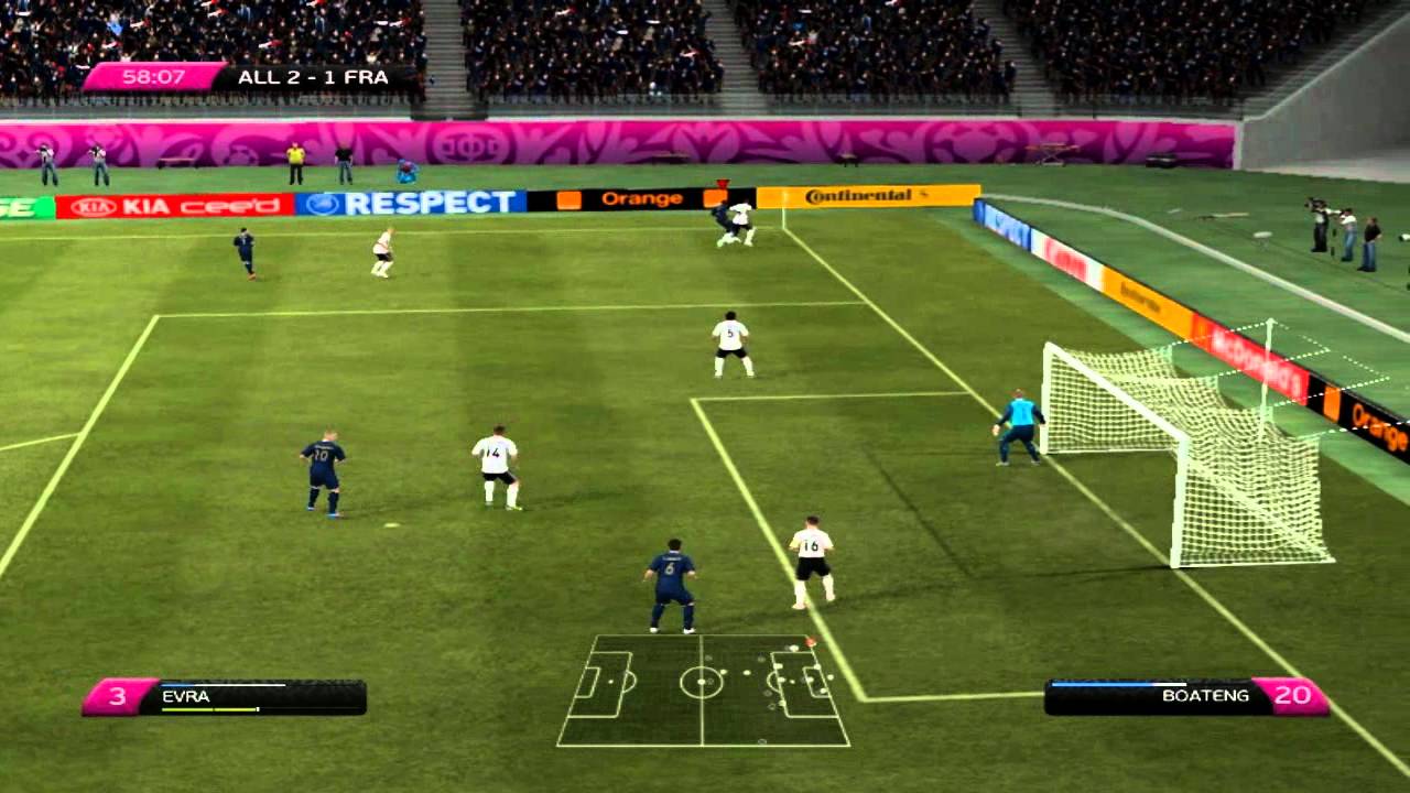 UEFA EURO 2012 - France Vs Allemagne - Demi Final [FIFA 12]