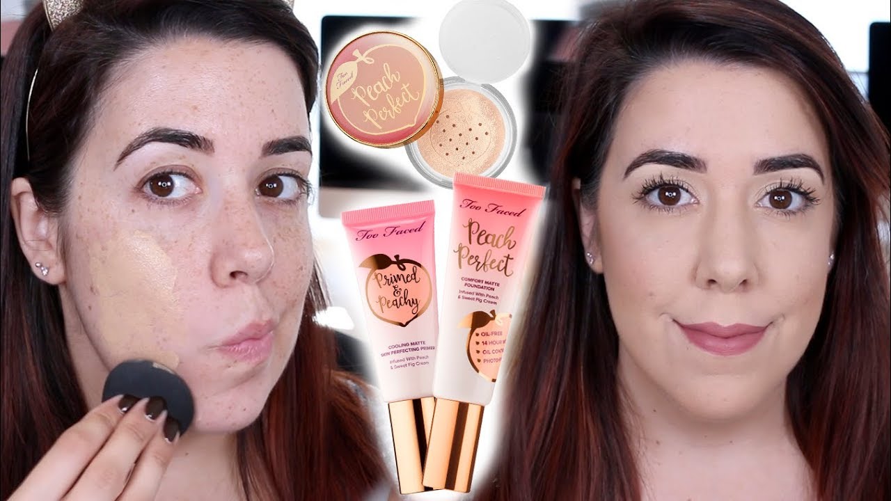 TOO FACED PEACHES & CREAM | PRIMER, BASE Y POLVOS SUELTOS