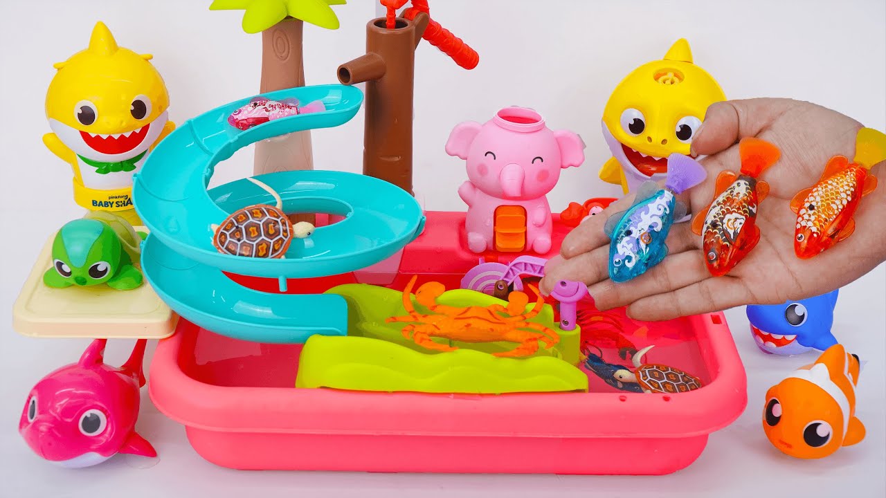 Toy asmr 🐟 ZC Aquatic Dinosaurs + Zuru Robo Fish Aquarium Playset ASMR | Satisfying with Unboxing