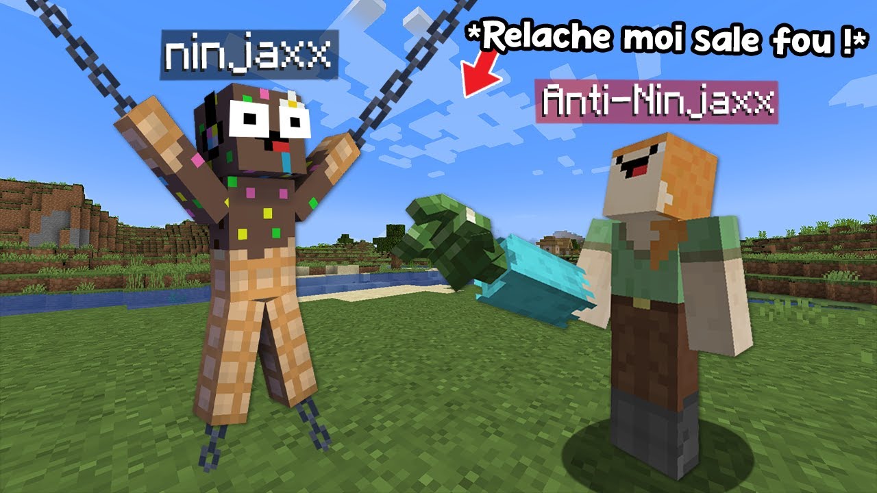 J'ai encore infiltré un serveur Anti-Ninjaxx sur Minecraft..