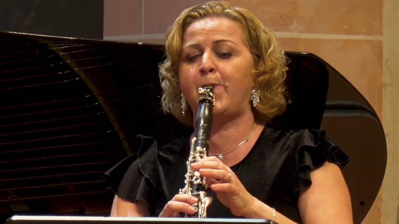 Johannes Brahms, Clarinet Sonata Third mvm, Nadia Sofokleous, clarinet, Mara Gherasim, Piano