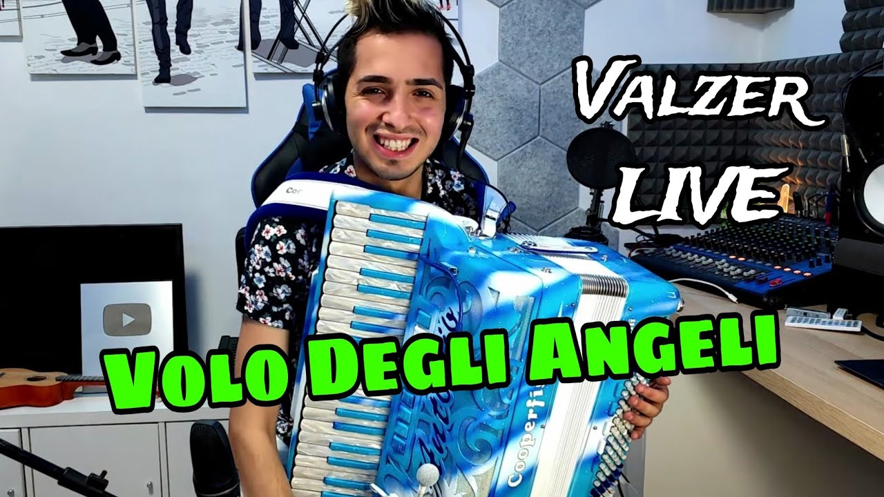 VOLO DEGLI ANGELI (Valzer fisarmonica) Live At Home