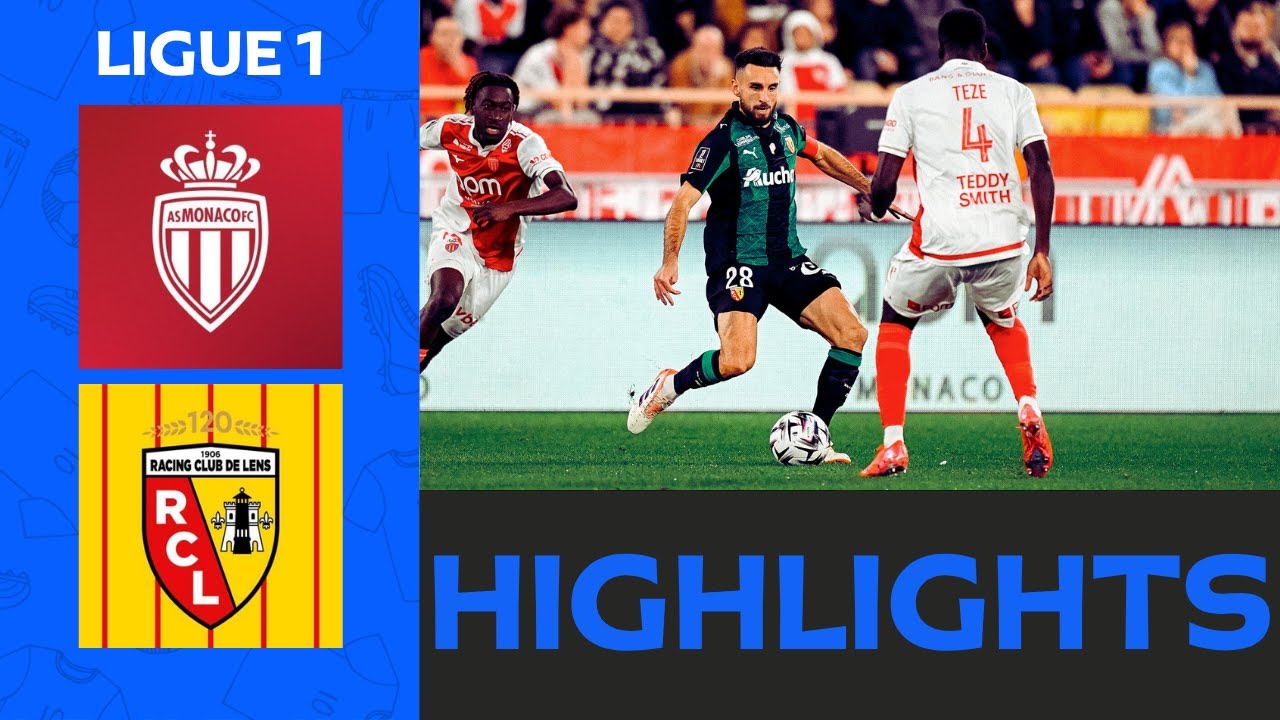 Monaco - Lens | 1-4 | Highlights | Ligue 1 2025-26 | monaco lens