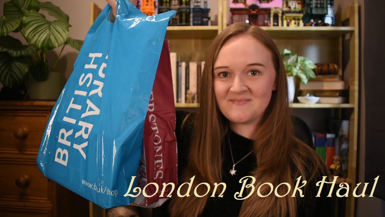 London Book Haul ASMR 📚 Waterstones Piccadilly, British Library, Word on the Water